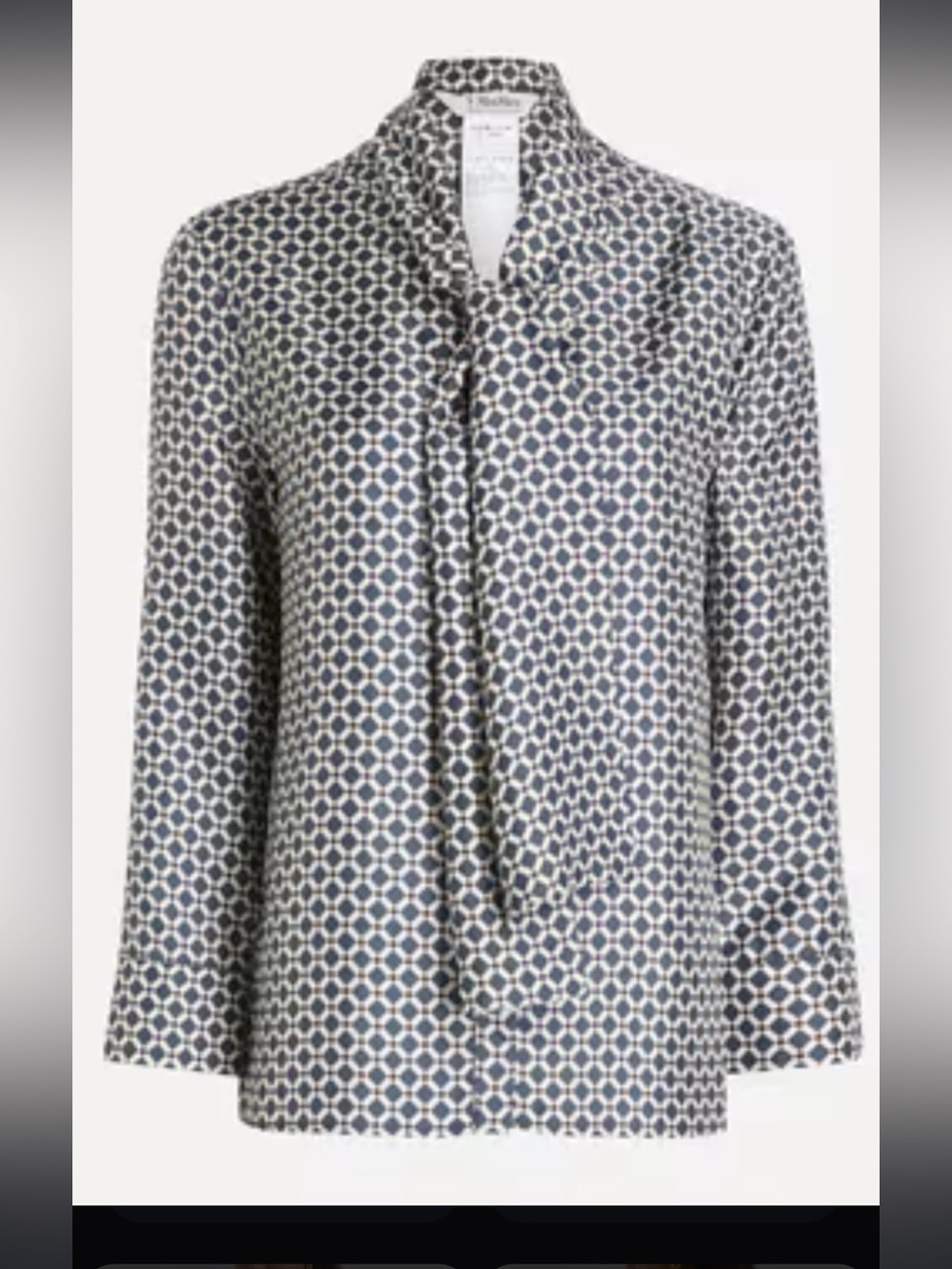 Michael Kors Tie Neck Blouse L